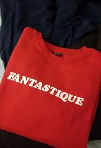 Red H&M Crewneck (FANTASTIQUE)